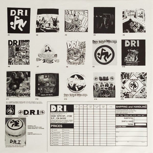 D.R.I.* : Thrash Zone (LP, Album, No )