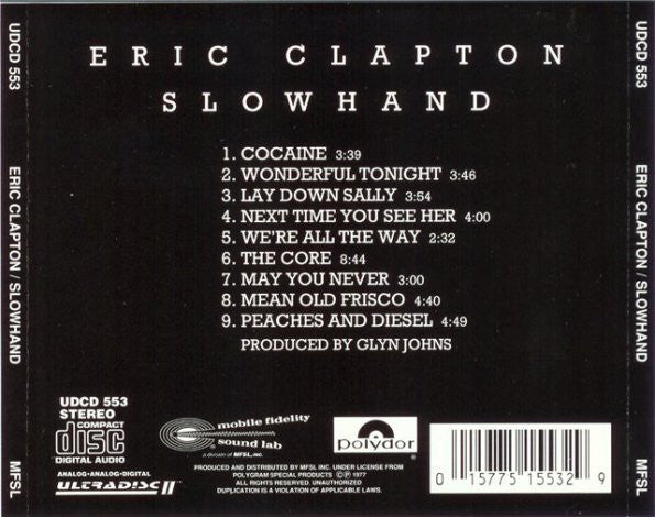 Eric Clapton : Slowhand (CD, Album, RE, RM, RP)
