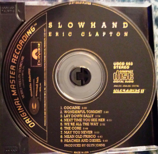 Eric Clapton : Slowhand (CD, Album, RE, RM, RP)