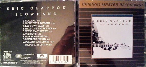 Eric Clapton : Slowhand (CD, Album, RE, RM, RP)