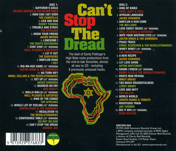 Various : Can't Stop The Dread (2xCD, Comp, RM)
