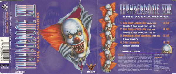 Various : Thunderdome VIII - The Megamixes (CD, Single, P/Mixed)
