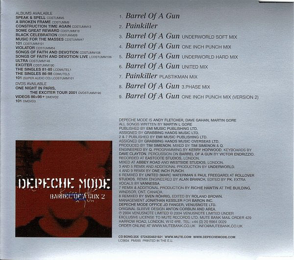 Depeche Mode : Barrel Of A Gun (CD, Single, RE)