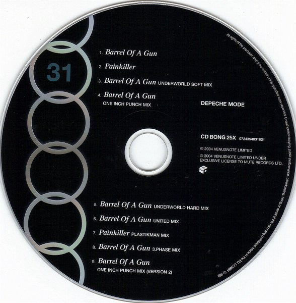 Depeche Mode : Barrel Of A Gun (CD, Single, RE)