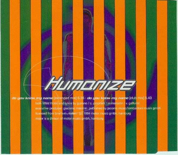 Humanize : Do You Know My Name (CD, Maxi)
