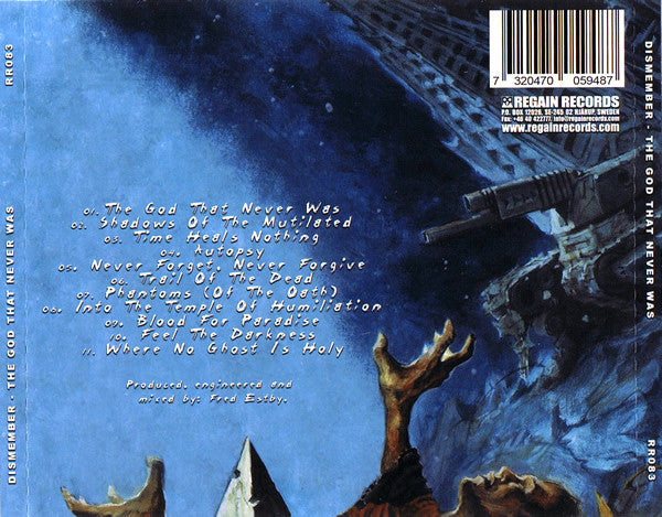 Dismember : The God That Never Was (CD, Album, RP)