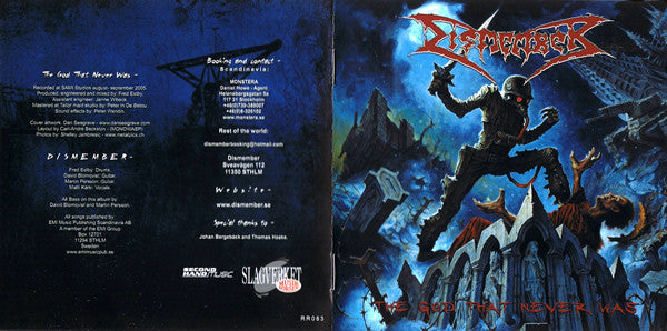 Dismember : The God That Never Was (CD, Album, RP)