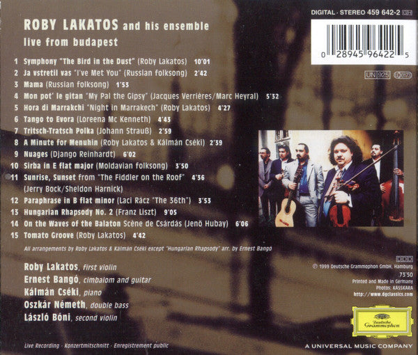 Lakatos* : Live From Budapest (CD, Album)