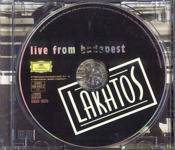 Lakatos* : Live From Budapest (CD, Album)