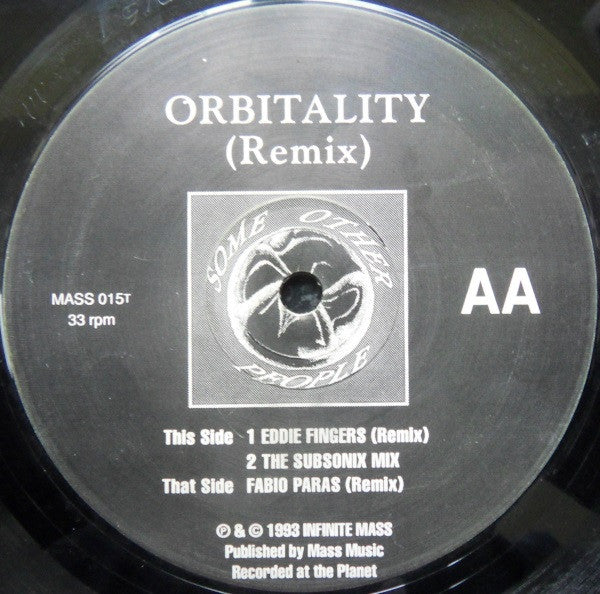 Some Other People : Orbitality (Remix) (12&quot;)