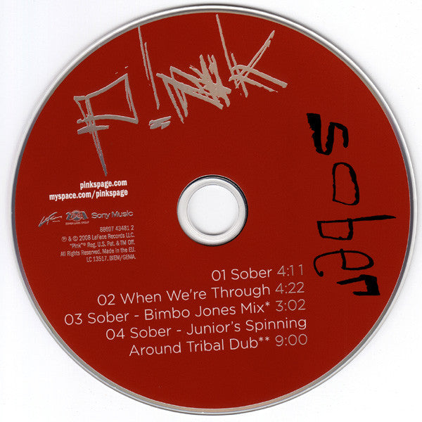 P!NK : Sober (CD, Maxi)