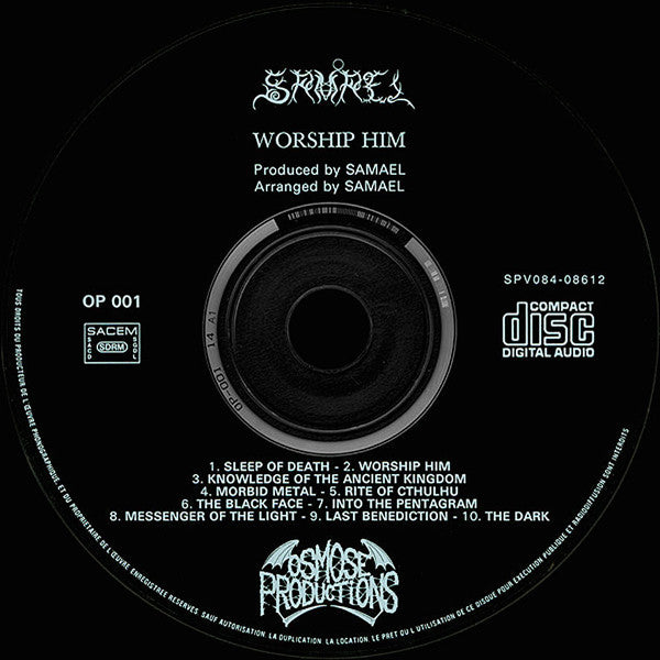 Samael : Worship Him (CD, Album, RP)