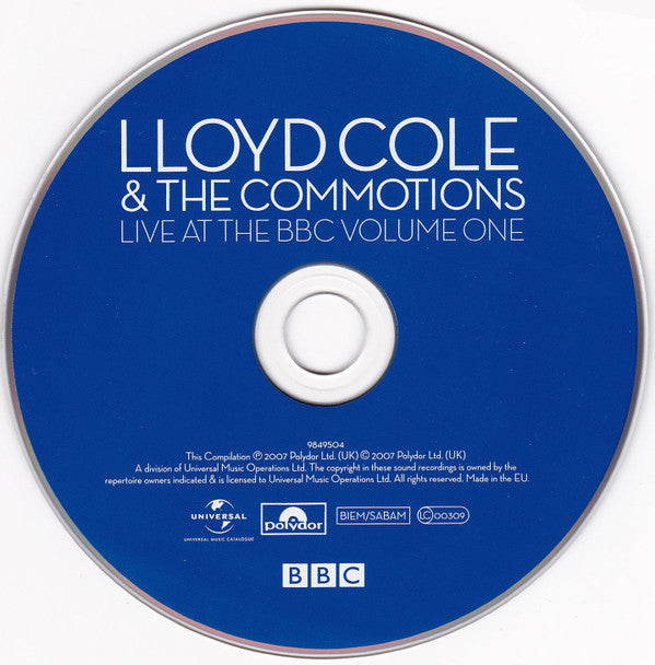 Lloyd Cole &amp; The Commotions : Live At The BBC Volume One (CD, Album)
