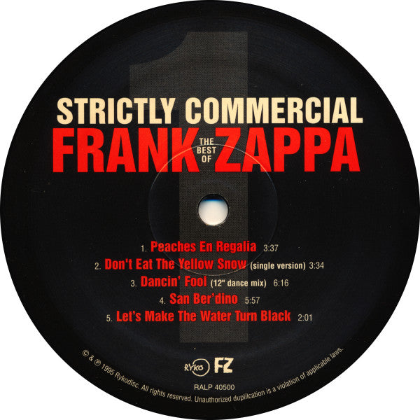 Frank Zappa : Strictly Commercial (The Best Of Frank Zappa) (2xLP, Comp, Ltd, Num)
