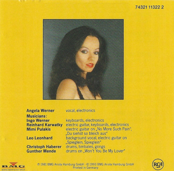 Angela Werner : Angela Werner (CD, Album, RE)