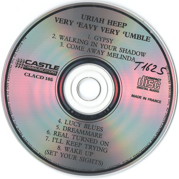 Uriah Heep : ...Very 'Eavy ...Very 'Umble (CD, Album, RE)