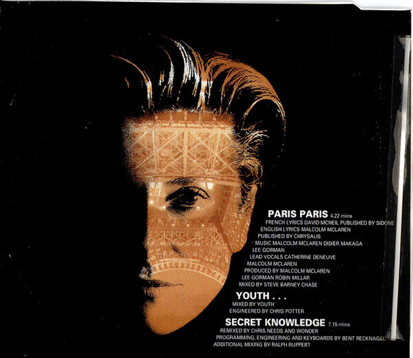 Malcolm McLaren Starring Catherine Deneuve : Malcolm McLaren's Paris (CD, Maxi)