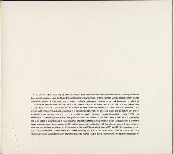 Various : em:t 5595 (CD, Comp, Mixed)