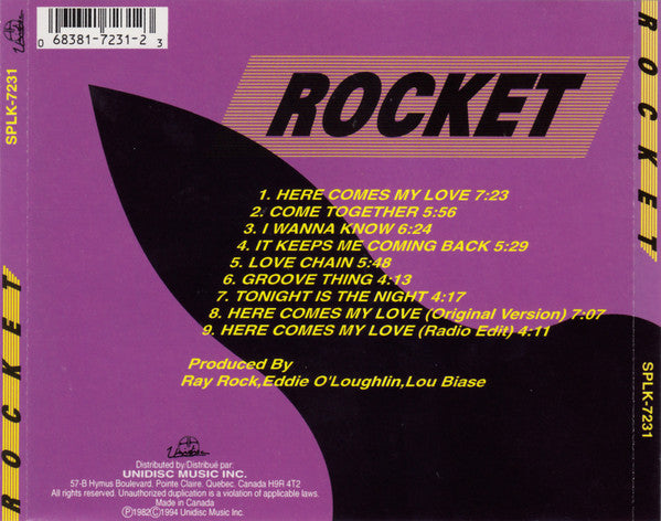 Rocket (4) : Rocket (CD, Album, RE)