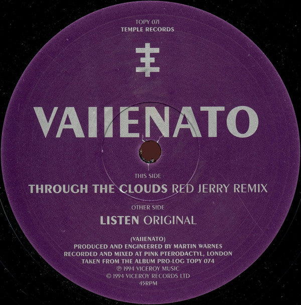Vallenato : Through The Clouds (12&quot;)