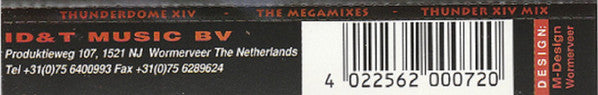 Various : Thunderdome XIV - The Megamixes (CD, Maxi, Mixed)