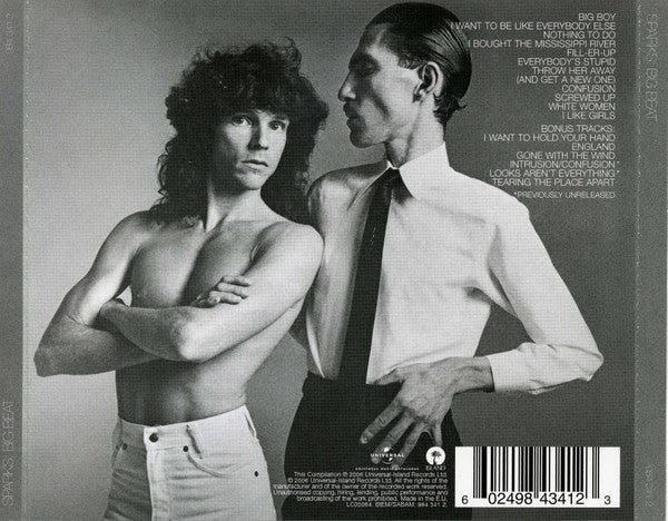 Sparks : Big Beat (CD, Album, RE, RM)