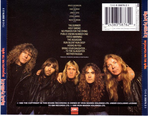 Iron Maiden : No Prayer For The Dying (CD, Album, RE + CD, Comp + Ltd)