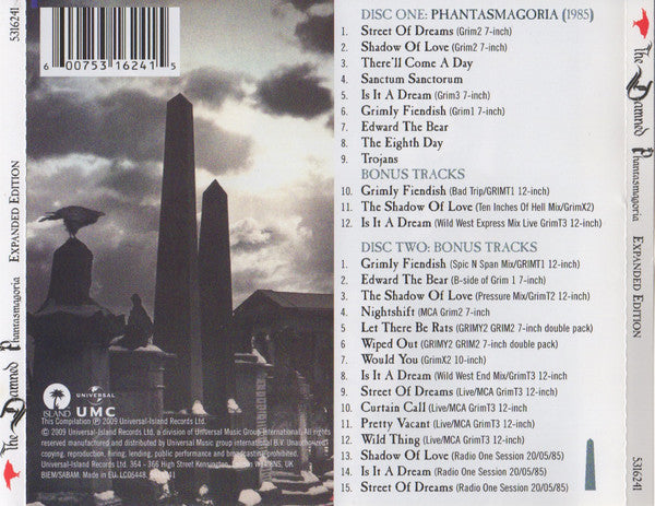 The Damned : Phantasmagoria (Expanded Edition) (2xCD, Album, RE, RM)