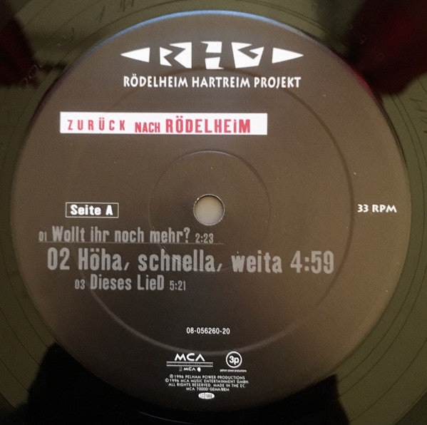 Rödelheim Hartreim Projekt : Zurück Nach Rödelheim (2xLP, Album, Ltd)