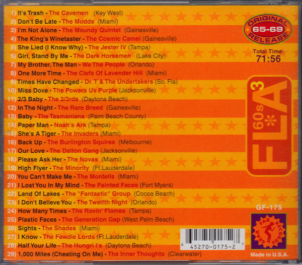 Various : Psychedelic States: Florida In The 60s Vol. 3 (CD, Comp)