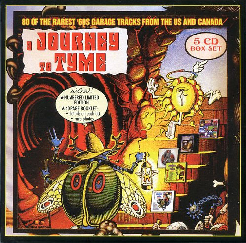 Various : A Journey To Tyme (80 Of The Rarest &#39;60s Garage Tracks From The US And Canada) (5xCD, Comp, Ltd + Box)