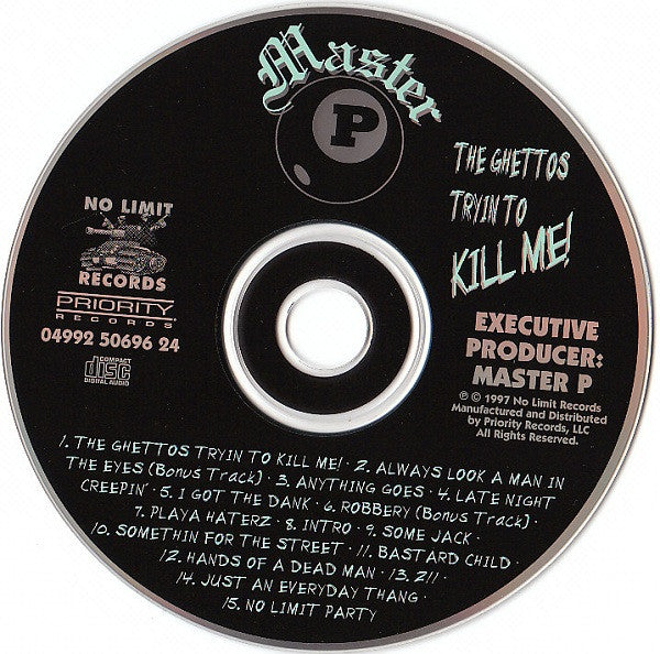 Master P : The Ghettos Tryin To Kill Me! (Limited Collector&#39;s Edition) (CD, Album, RE)
