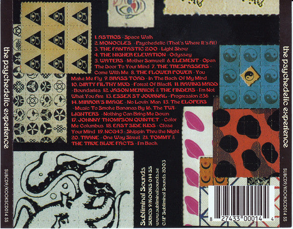 Various : The Psychedelic Experience Vol 1+2 (CD, Comp)