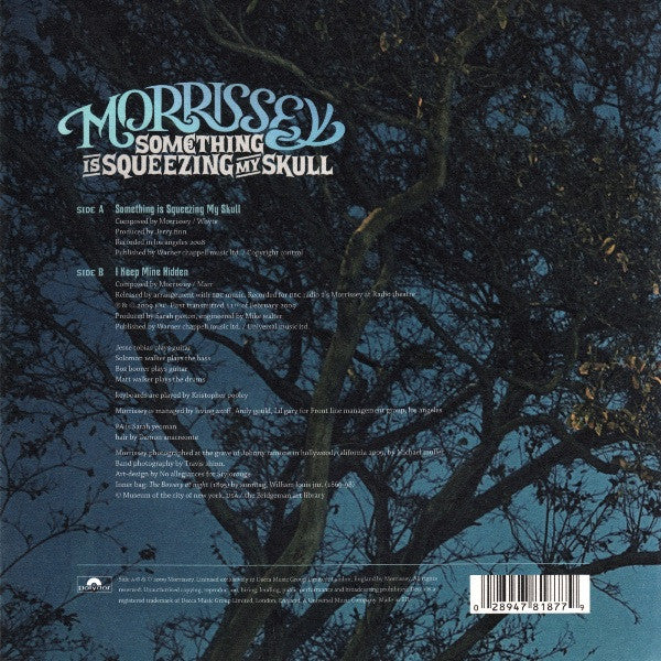 Morrissey : Something Is Squeezing My Skull (7&quot;, Single)