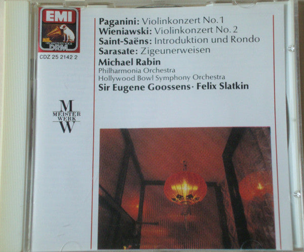 Michael Rabin : Works For Violin &amp; Orchestra (CD, Comp, RE, RP)