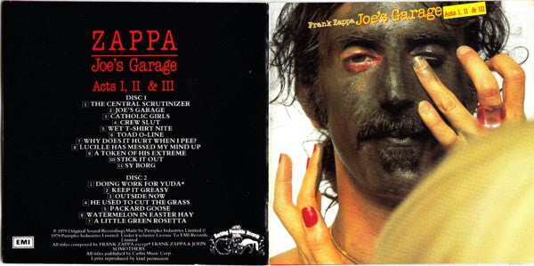 Frank Zappa : Joe's Garage Acts I, II &amp; III (2xCD, Comp, RE, RM)