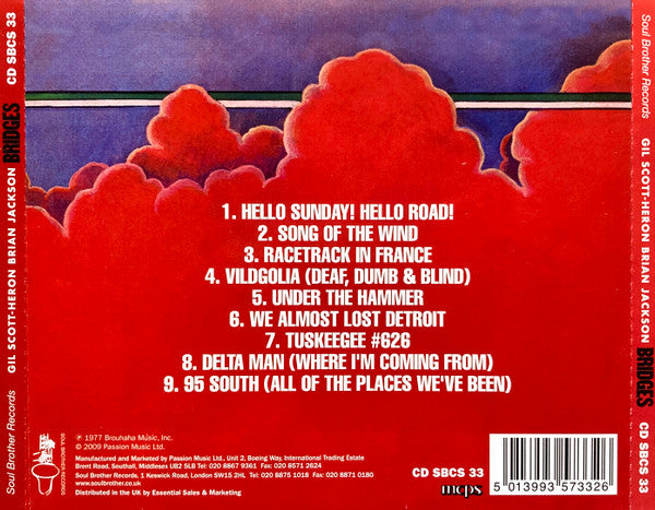 Gil Scott-Heron &amp; Brian Jackson : Bridges (CD, Album, RE)