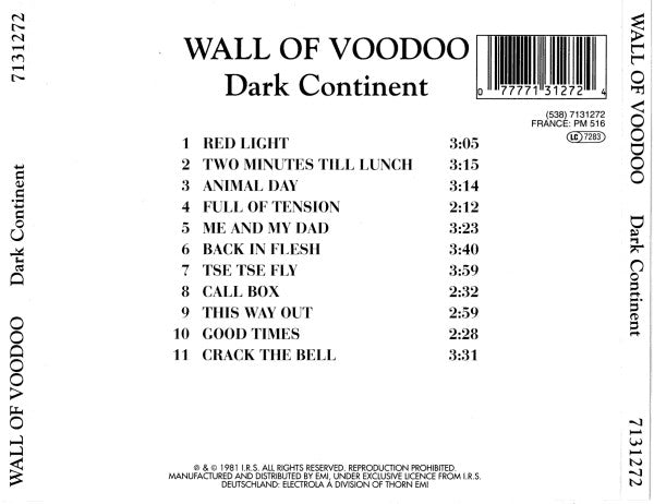 Wall Of Voodoo : Dark Continent (CD, Album, RE)