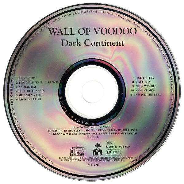 Wall Of Voodoo : Dark Continent (CD, Album, RE)