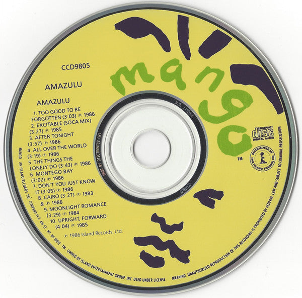 Amazulu : Amazulu (CD, Album, Comp)