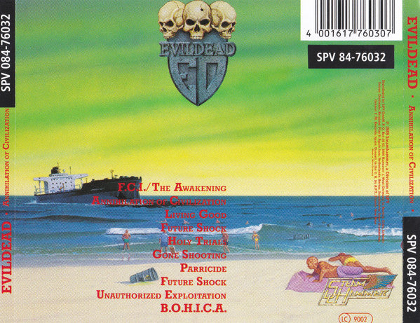 Evildead : Annihilation Of Civilization (CD, Album, RE)