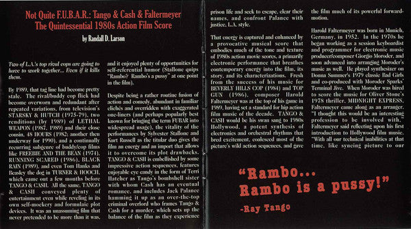 Harold Faltermeyer : Tango &amp; Cash (Original Motion Picture Soundtrack) (CD, Album, Ltd)