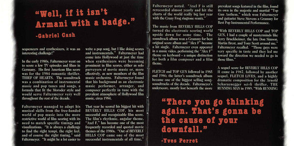 Harold Faltermeyer : Tango &amp; Cash (Original Motion Picture Soundtrack) (CD, Album, Ltd)