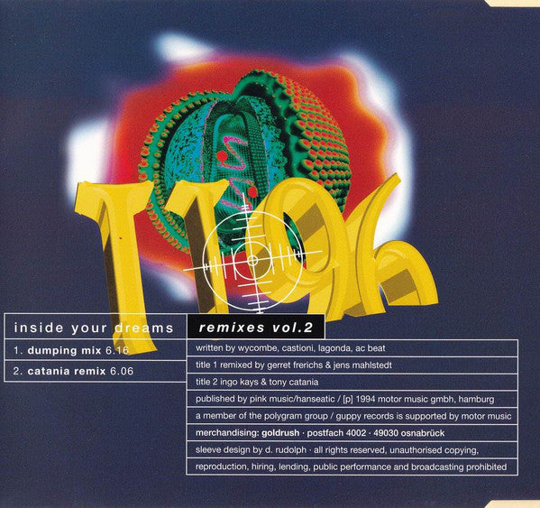 U96 : Inside Your Dreams (Remixes Vol. II) (CD, Maxi)