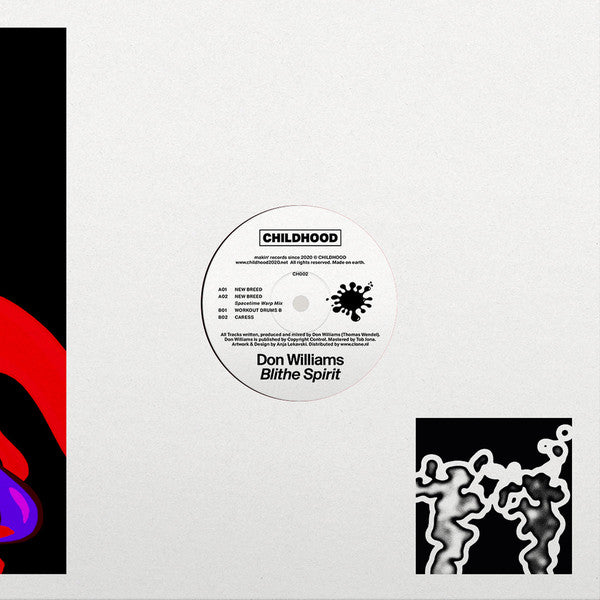 Don Williams : Blithe Spirit (12&quot;, Ltd, Red)