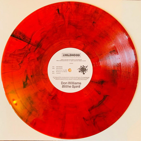Don Williams : Blithe Spirit (12&quot;, Ltd, Red)