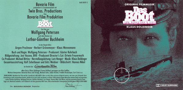 Klaus Doldinger : Das Boot - The Director&#39;s Cut (Original Filmmusik) (CD, Album, Multichannel, Dol)