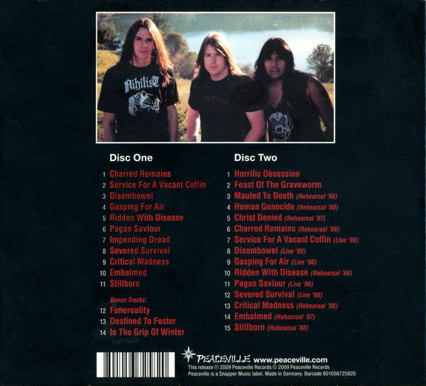 Autopsy (2) : Severed Survival (2xCD, Album, RE, Dig)