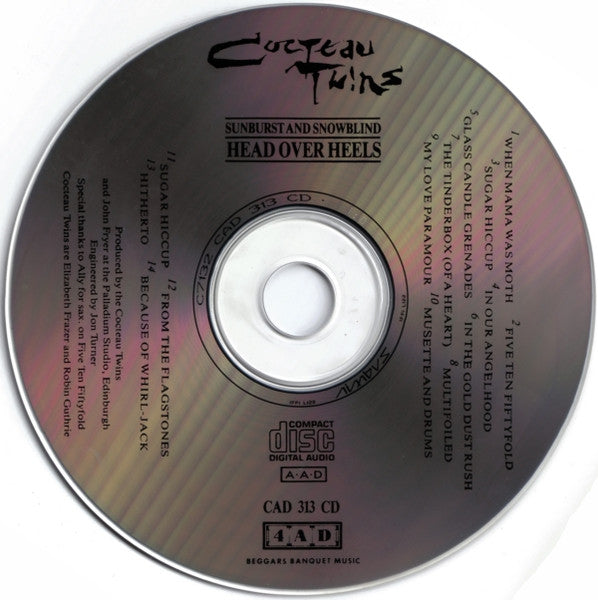 Cocteau Twins : Head Over Heels / Sunburst And Snowblind (CD, Comp, RE, Nim)