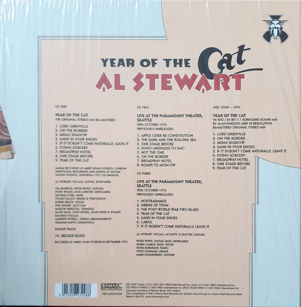 Al Stewart : Year Of The Cat (CD, Album, RE, RM + 2xCD + DVD-V, Album, RE, RM, M)
